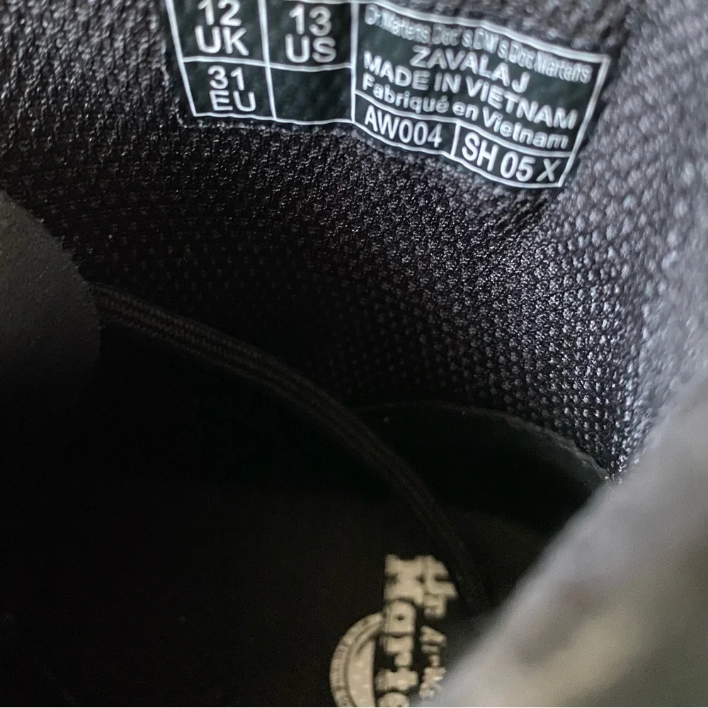 Dr. Martens Zavala Black Combat Boots